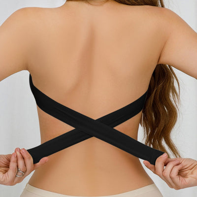 Fascia Invisibile - Trägerloser Bandeau-BH mit Crossover-Rücken