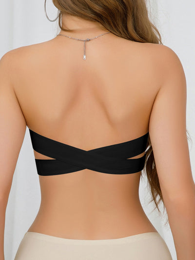 Fascia Invisibile - Trägerloser Bandeau-BH mit Crossover-Rücken