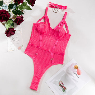 Luce Ribelle - Sexy Lingerie Bodysuit mit Choker