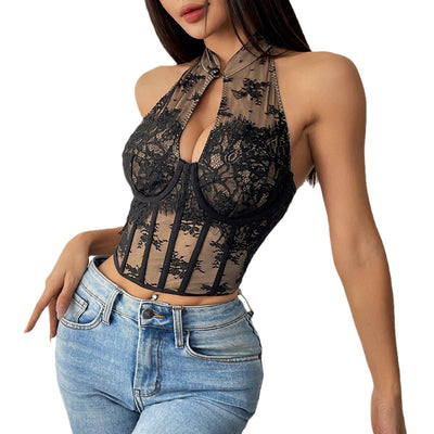 Fior di Fuoco – Sexy Cheongsam Corsagen-Top