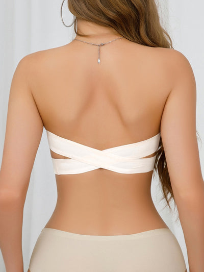 Fascia Invisibile - Trägerloser Bandeau-BH mit Crossover-Rücken
