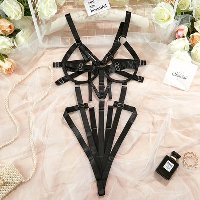 Viva Fiamma - Verführerischer Harness Bodysuit